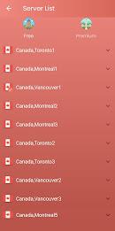 VPN Canada - Fast Secure VPN Captura de tela 2