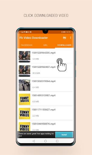 FastVid: Download for Facebook Screenshot 1