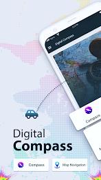 Digital Compass & GPS Compass Screenshot 1