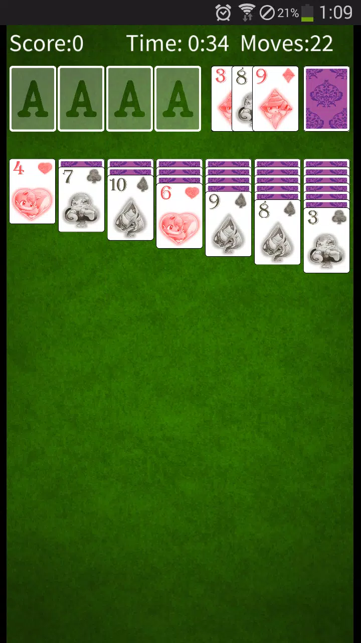 Solitaire Monsters स्क्रीनशॉट 4