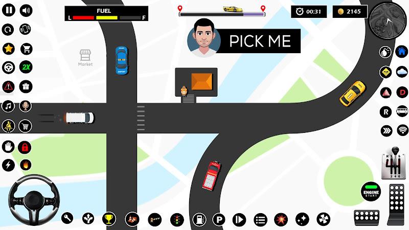 Pick N Drop Taxi Simulator स्क्रीनशॉट 1