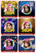 Happy New Year 2024 PhotoFrame Скриншот 2