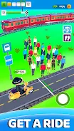 Bike Taxi - Theme Park Tycoon स्क्रीनशॉट 4