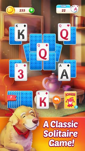 Solitaire Home Story Captura de pantalla 1