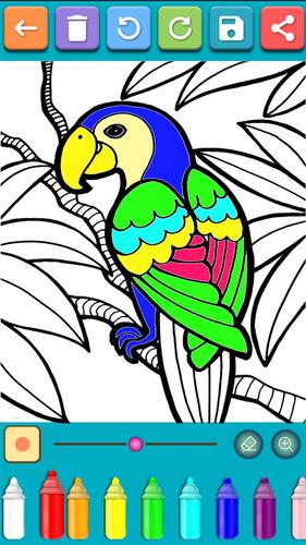 Birds Coloring Games 스크린샷 1