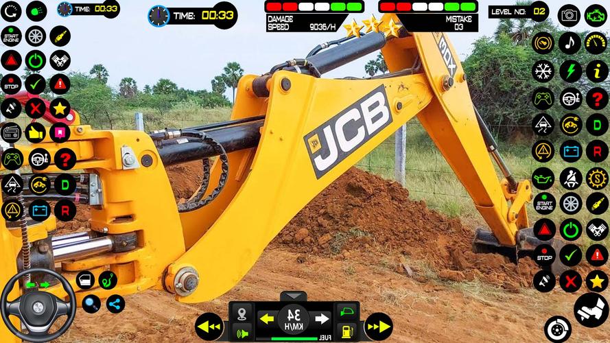 Real Snow Excavator - JCB Captura de tela 3