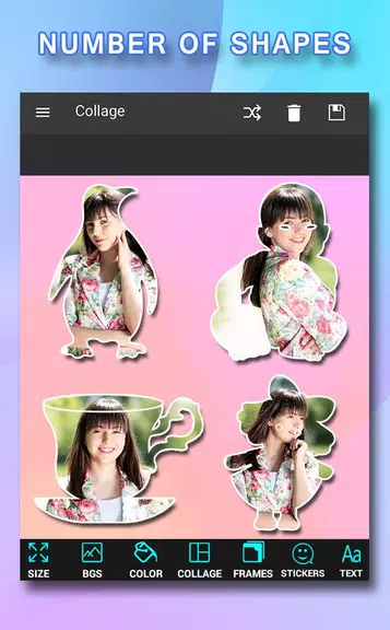 Pic Frames Collage应用截图第3张