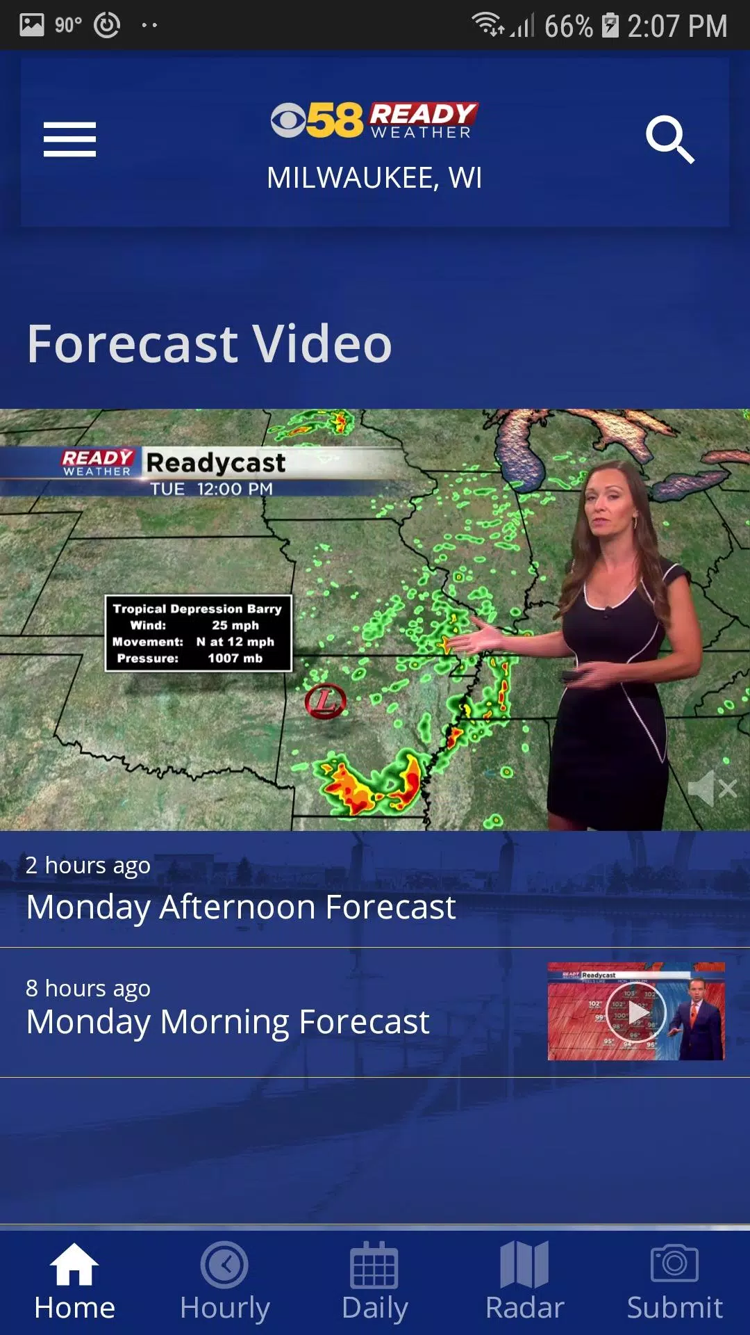 CBS 58 Ready Weather Captura de tela 1