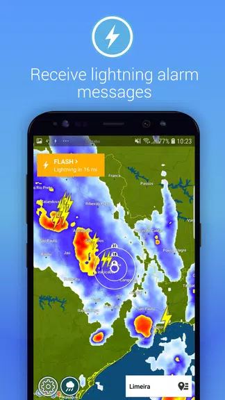 Lightning Alarm Weatherplaza Captura de tela 2