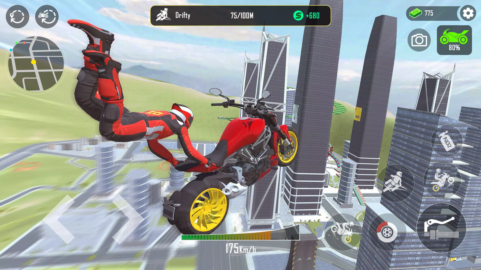 GT Moto Stunt 3D Captura de pantalla 1