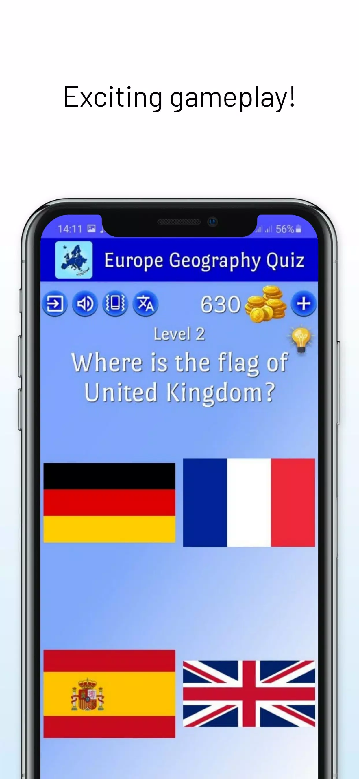 Europe Geography Quiz Скриншот 3