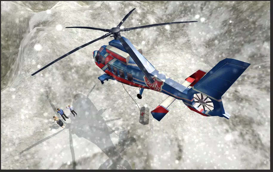 Helicopter Hill Rescue Captura de pantalla 2