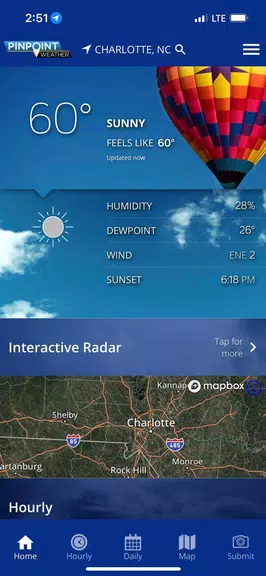 QC News Pinpoint Weather Captura de pantalla 1