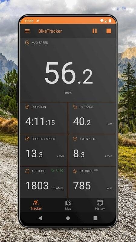 Fahrrad Tracker - Radfahren Screenshot 1