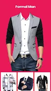 Smarty Men Jacket Photo Editor Captura de pantalla 1