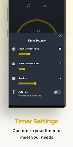 Focus Timer - Zone Captura de tela 4