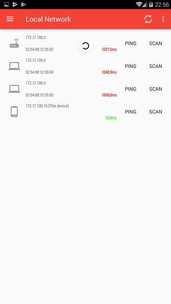 PortDroid Network Analysis Screenshot 2