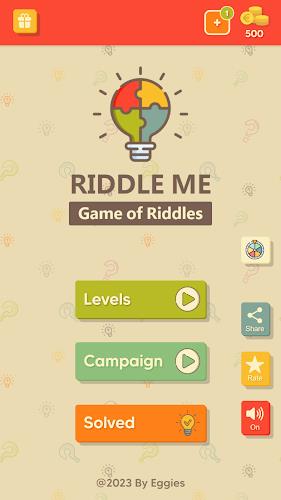 Riddle Me - A Game of Riddles スクリーンショット 1