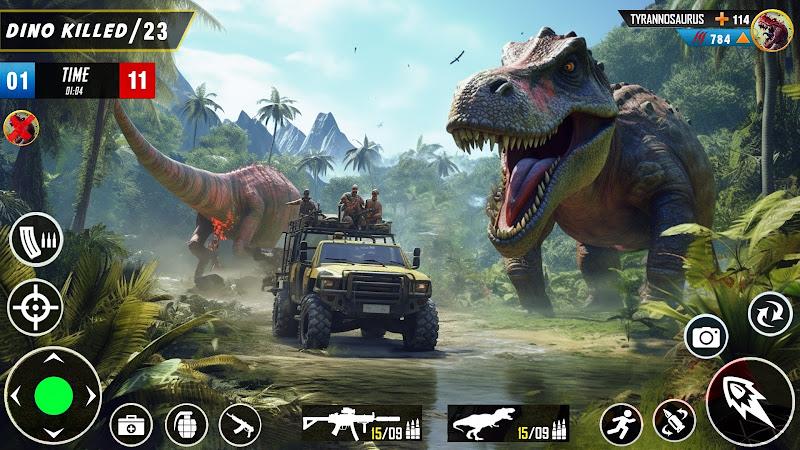Wild Dinosaur Hunting Game 스크린샷 1