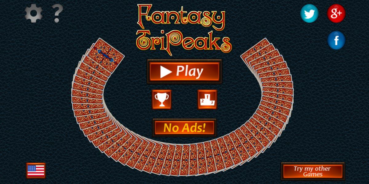 Fantasy Solitaire TriPeaks Screenshot 2