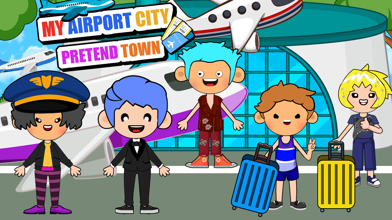 My Airport City : Pretend Town 스크린샷 1