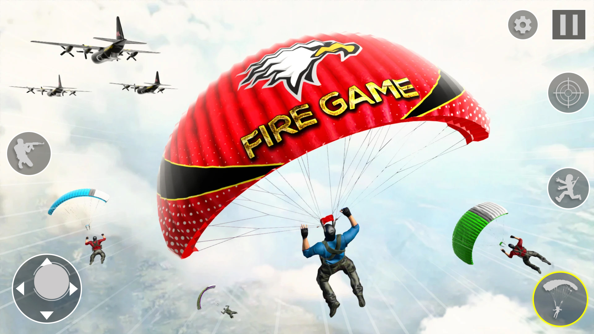 Fire Game: Gun Games 3D Battle Captura de pantalla 4