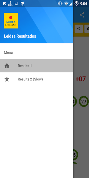 Leidsa Resultados スクリーンショット 2