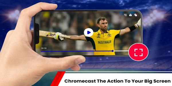 Live Cricket TV HD: Streaming Capture d'écran 1