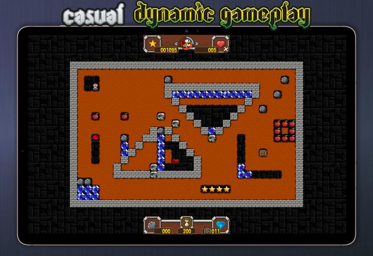 Catacombs: Arcade pixel maze Captura de tela 1