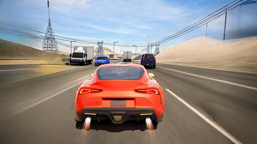 Street Car Racing-Nitro Fire स्क्रीनशॉट 3