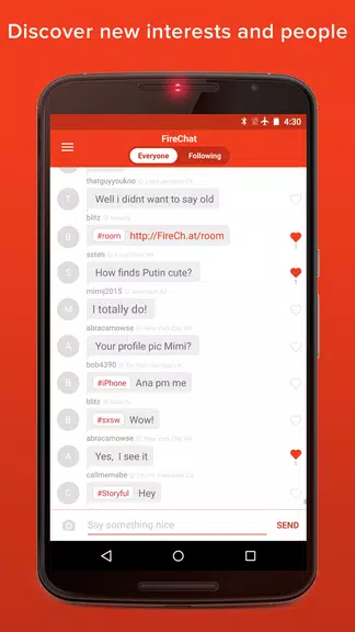FireChat スクリーンショット 4