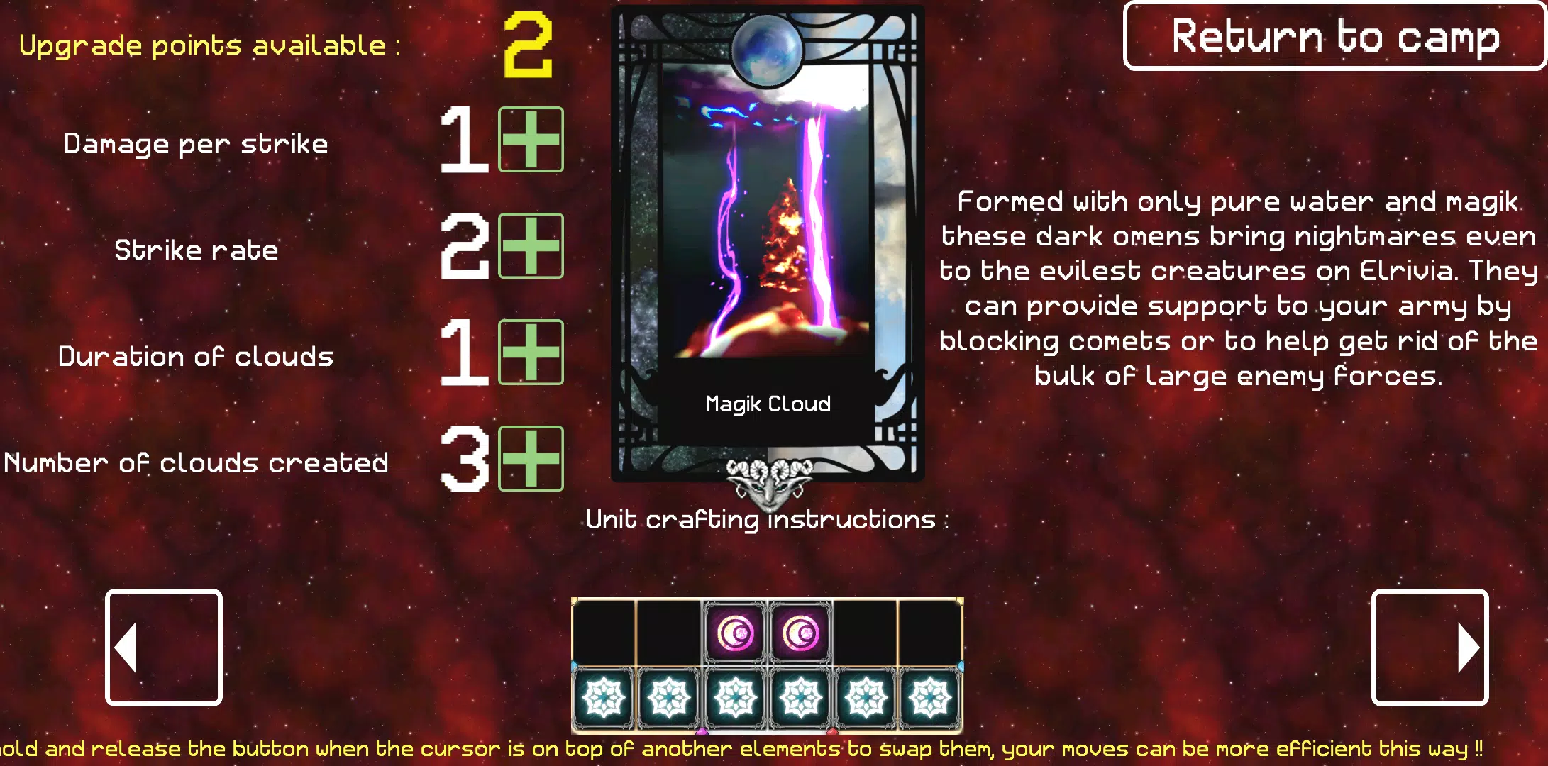 Heroes - Match Puzzle Monsters Captura de tela 2