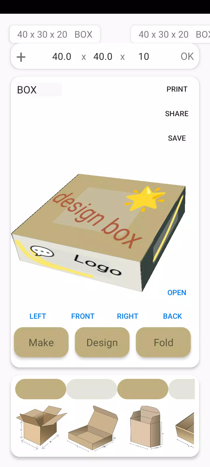 Box Maker Template Creator Pro 스크린샷 3