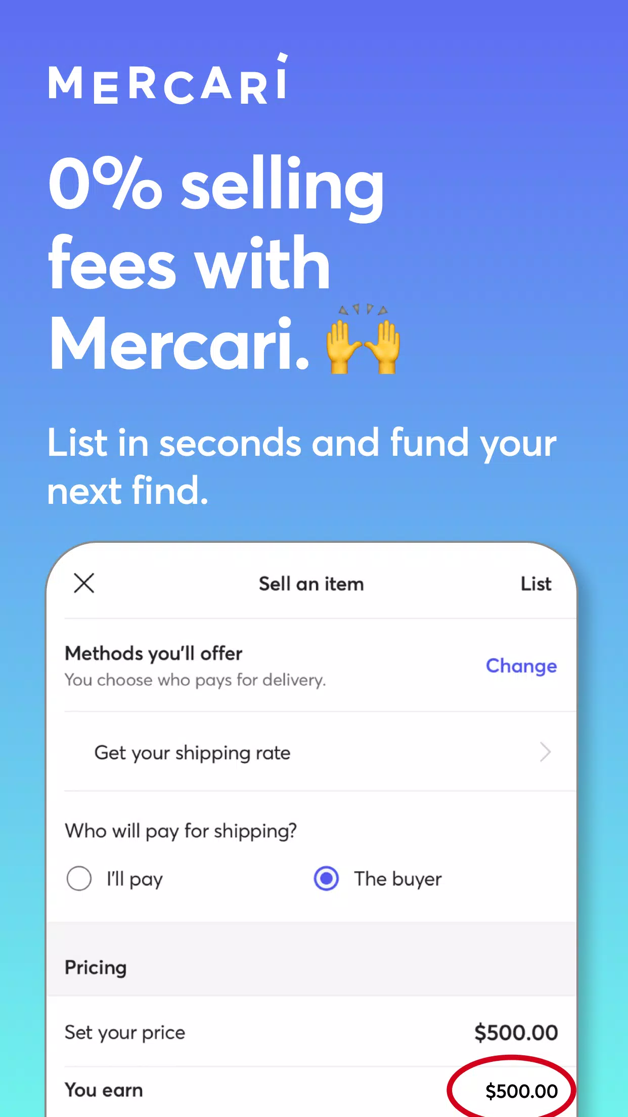 Mercari: Buy and Sell App Captura de pantalla 3