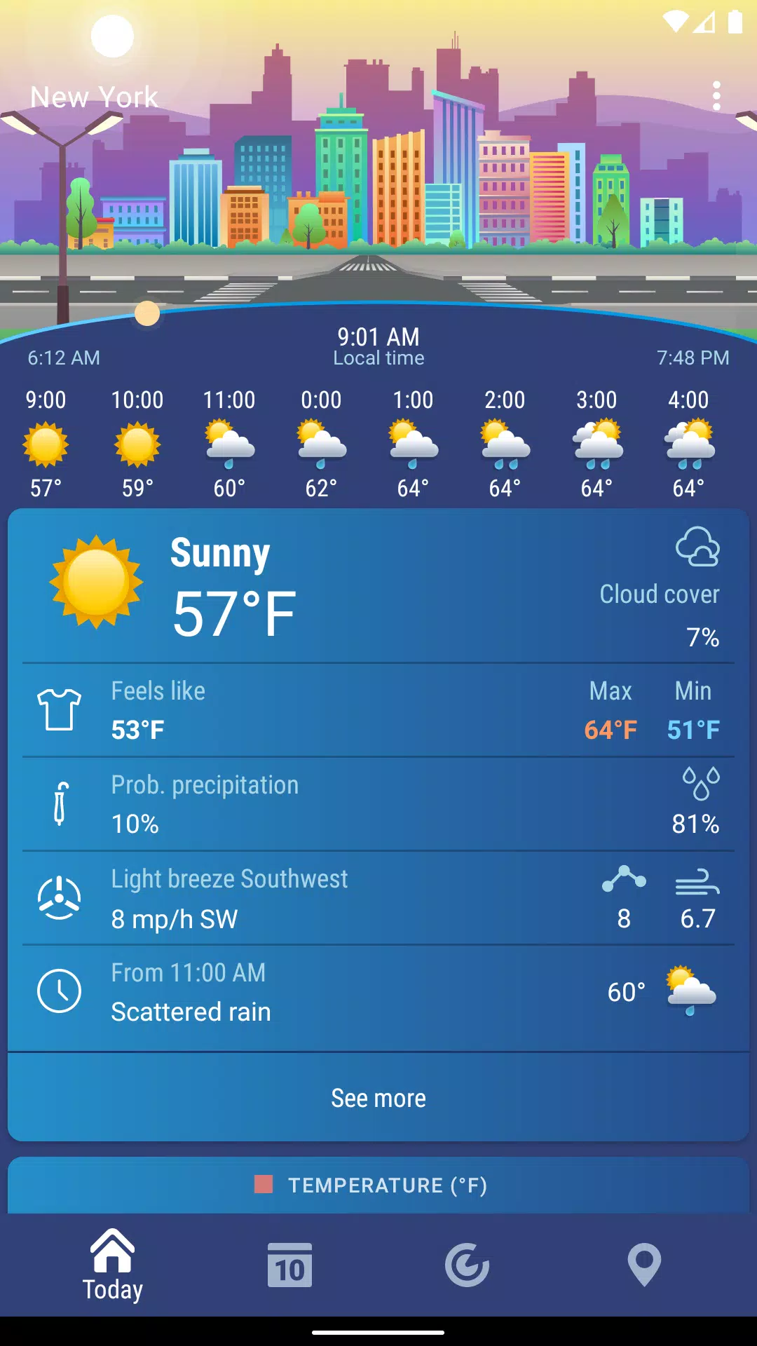 Weather XS PRO Captura de tela 1