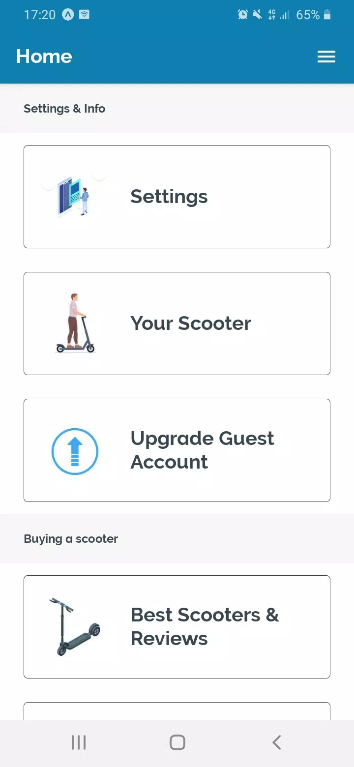 Electric Scooter Universal App スクリーンショット 1