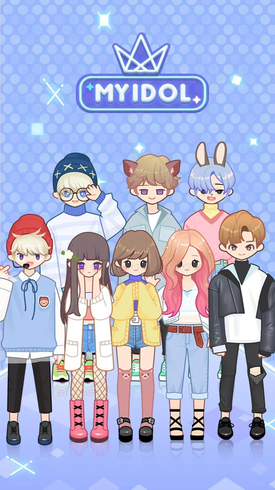 MYIDOL (#Dress up #BoyGroup #k Screenshot 1