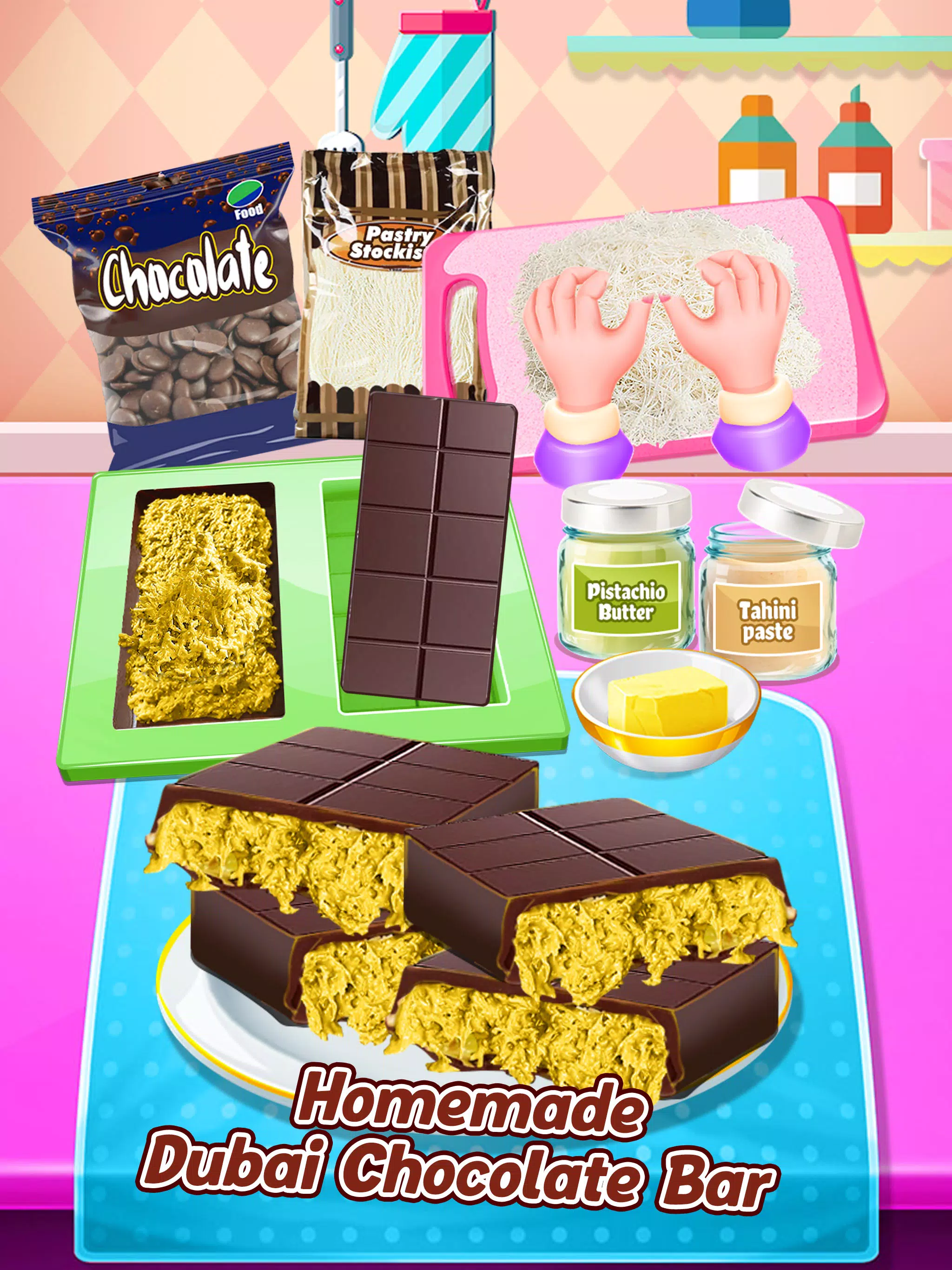 Sweet Chocolate Bar Desserts Captura de tela 2