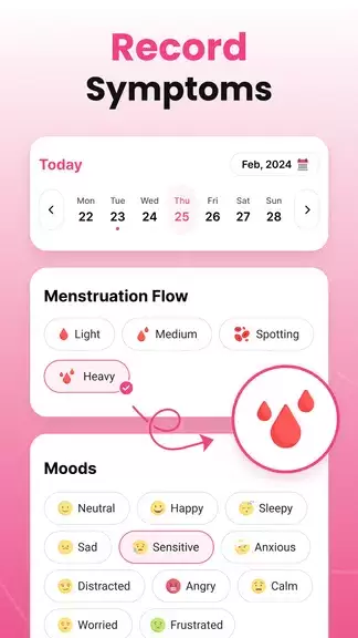 Period Tracker Ovulation Cycle Captura de pantalla 3