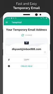 Temp Mail - Temporary Email 스크린샷 1