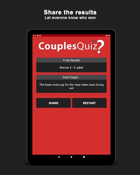 Couples Quiz Captura de tela 1