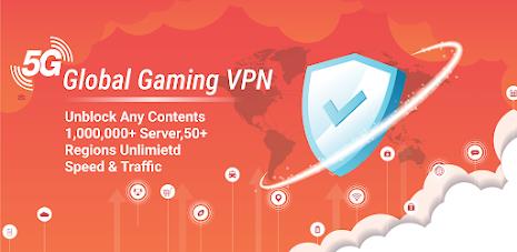 5G Global VPN Gaming स्क्रीनशॉट 1