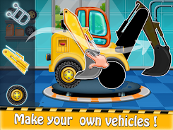 Construction Truck Kids Game स्क्रीनशॉट 4