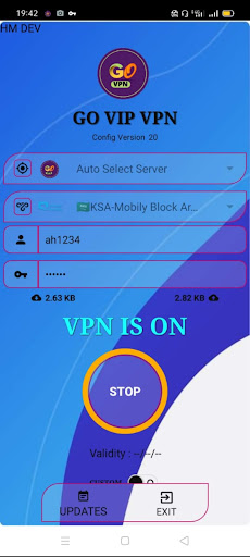 GO VIP VPN Captura de pantalla 1