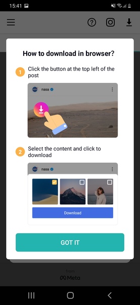 Video Downloader for Instagram スクリーンショット 4