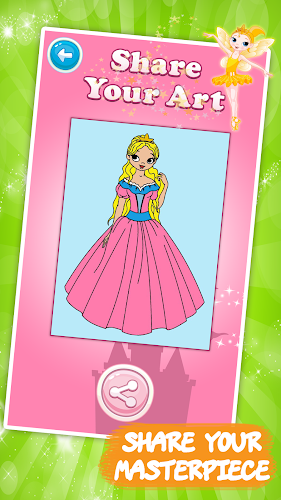 Princess Coloring - Kids Fun Screenshot 4