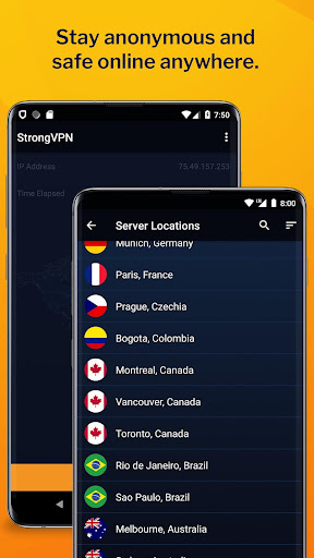 StrongVPN - Fast, Private VPN स्क्रीनशॉट 2