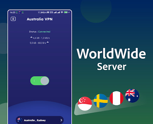 Australia VPN - Fast Proxy VPN Captura de pantalla 3