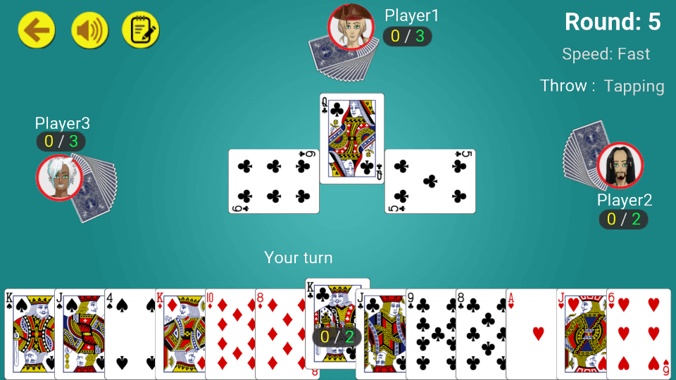 Call break : Offline Card Game Capture d'écran 1