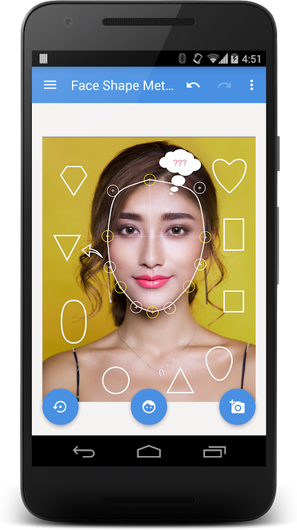 Face Shape Meter | Custom Capture d'écran 1